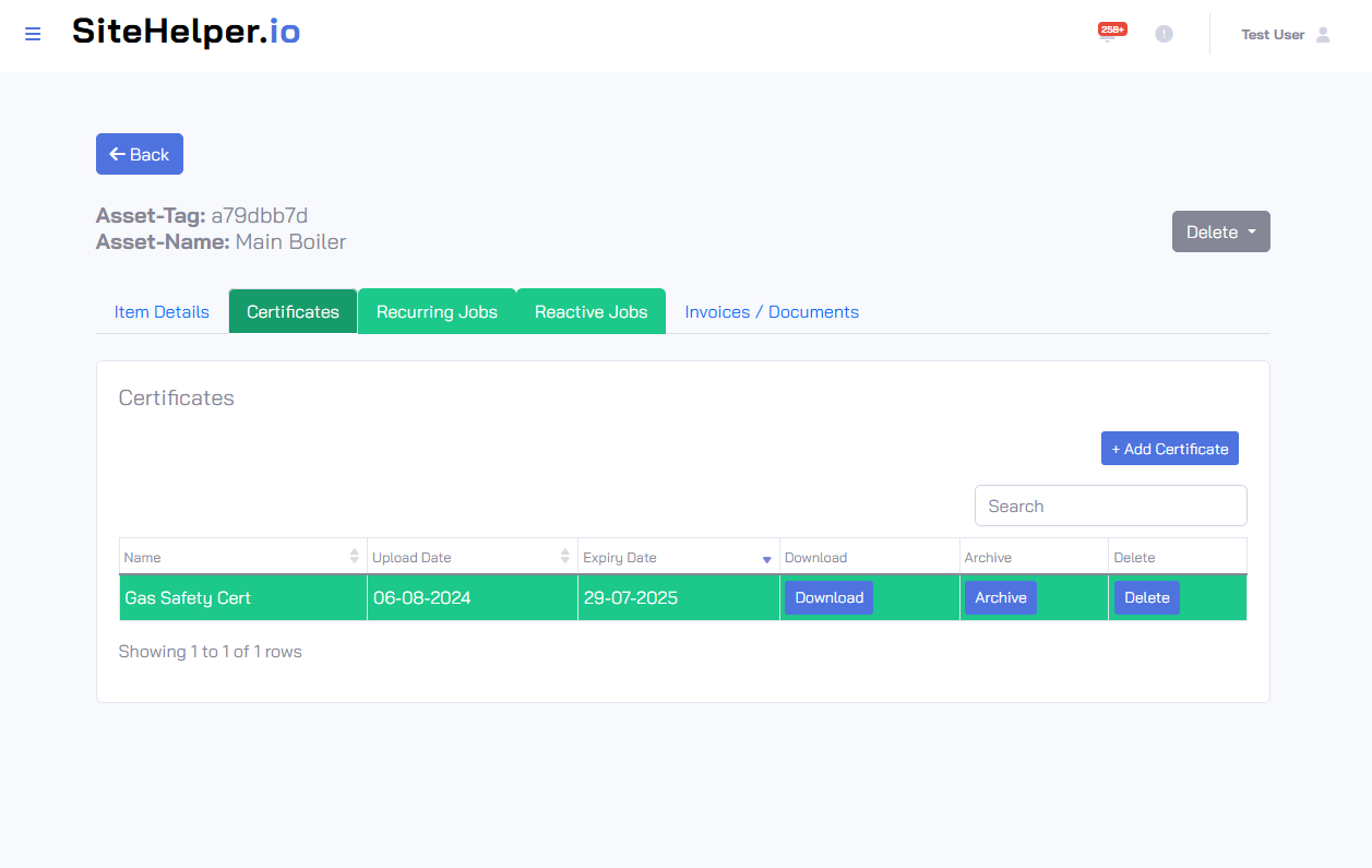 Certificate Management System Example